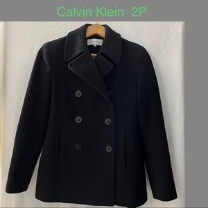 Calvin Klein - Wool & Cashmere Pea Coat (2P)